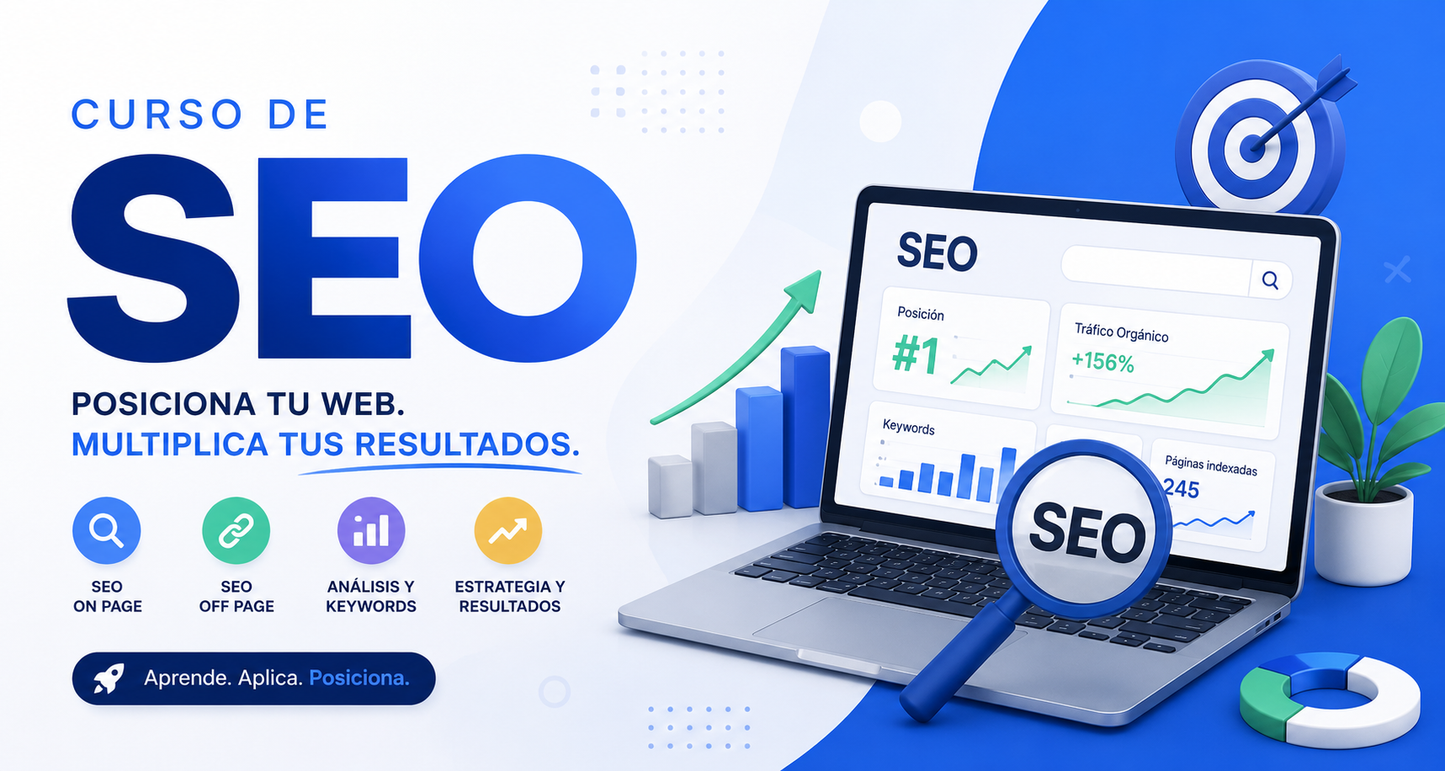 Curso SEO Desde Cero: Posiciona tu Web en Google y Aumenta tus Ventas